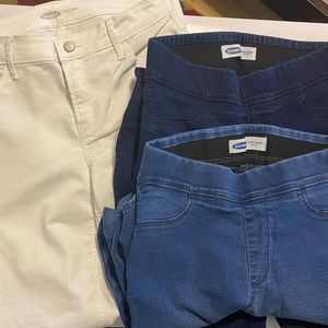Set of 3 Old Navy Jeans Size 8